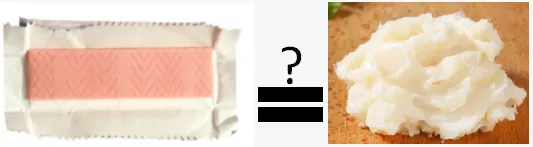 Is chewing gum made of pig fat?